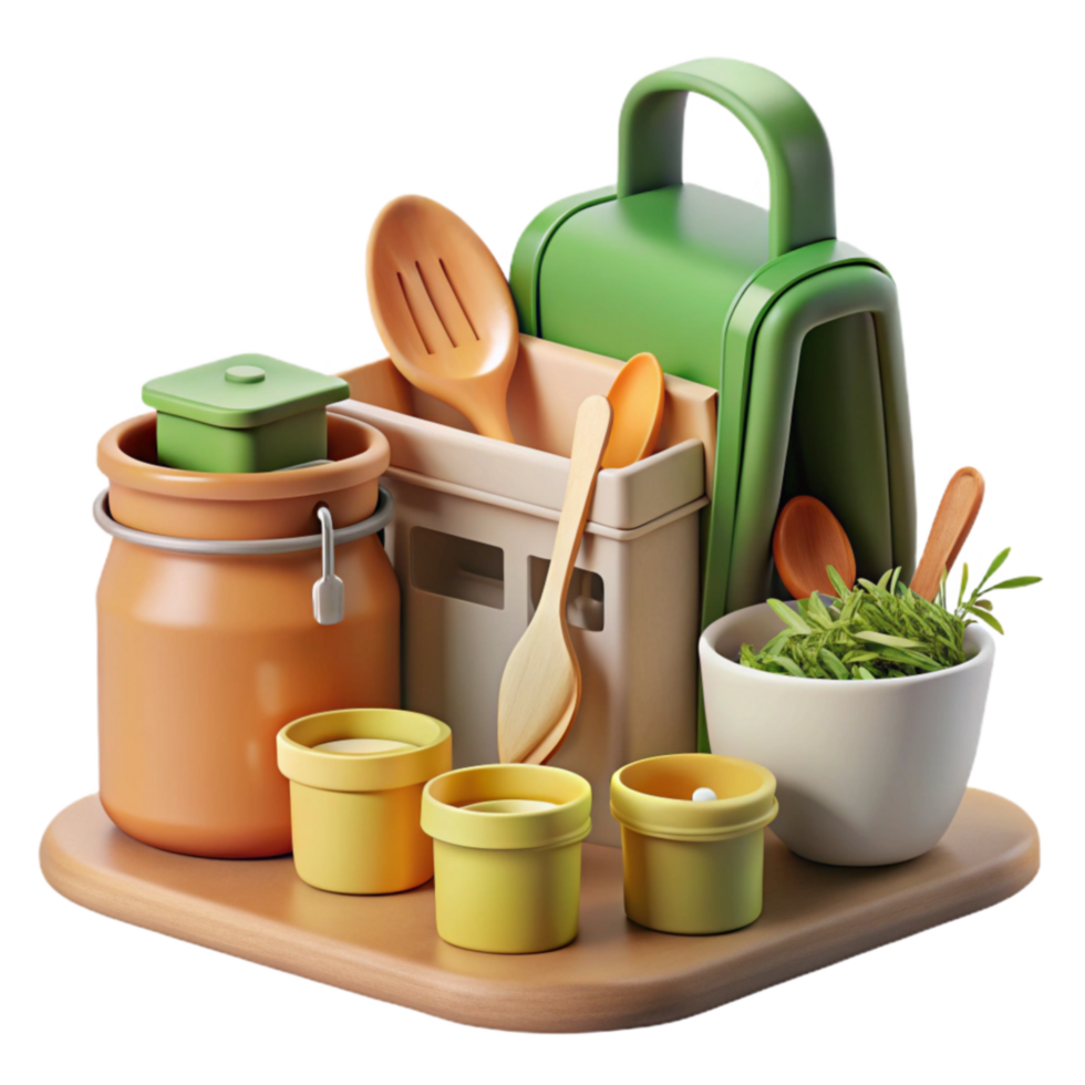 extraordinary modern Cute Kitchen Utensils and Storage detailed png