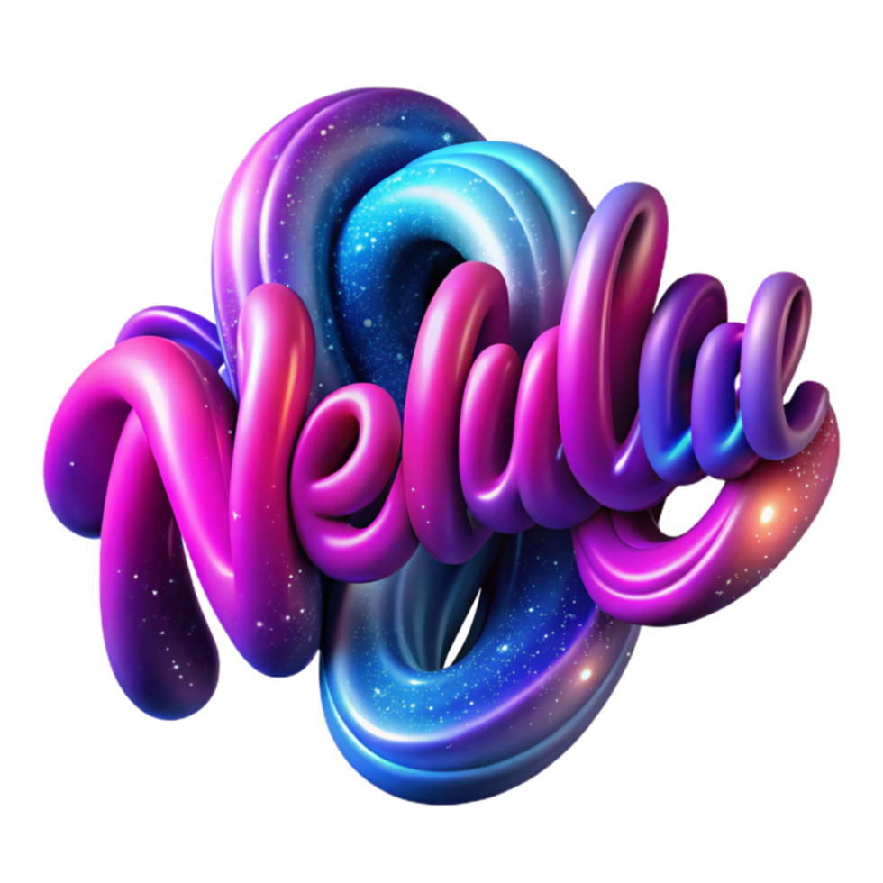 wonderful vintage Cosmic Nebula 3D Abstract Art professional png
