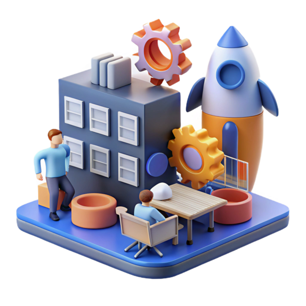Teamwork, Innovation, and Startup Success png
