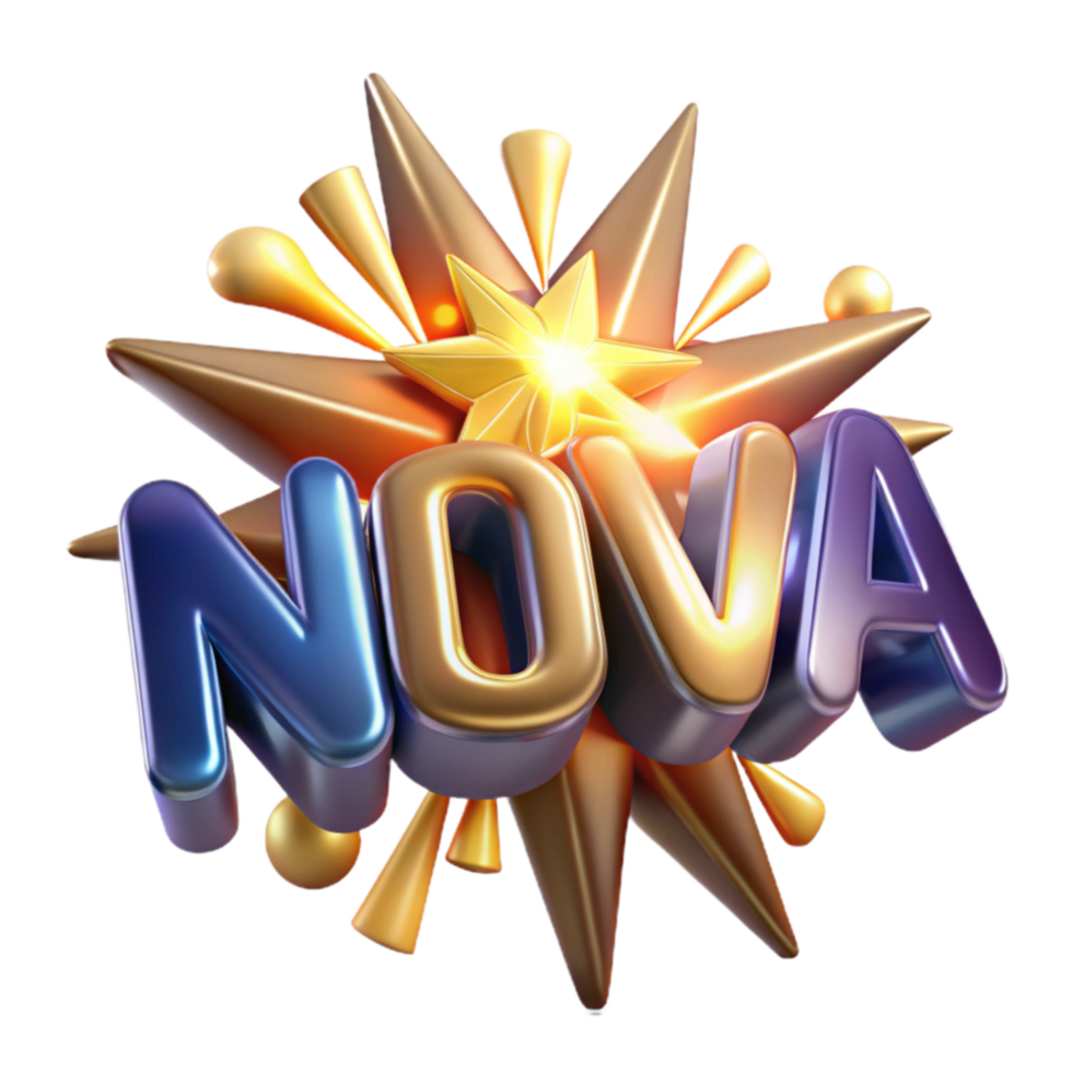 Nova A Stellar 3D Design png