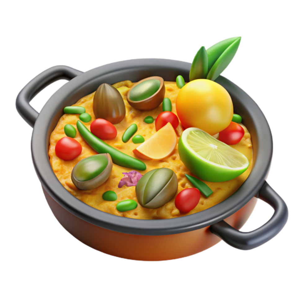 extraordinary abstract Vibrant Citrus Vegetable Stew Recipe authentic png