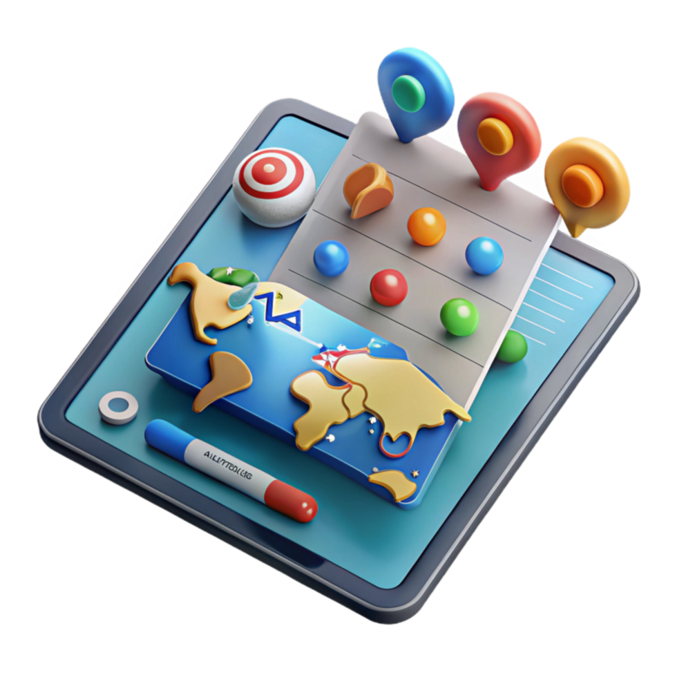 elegant minimalist Global Travel Planning Itinerary, Map, and Checklist exclusive png