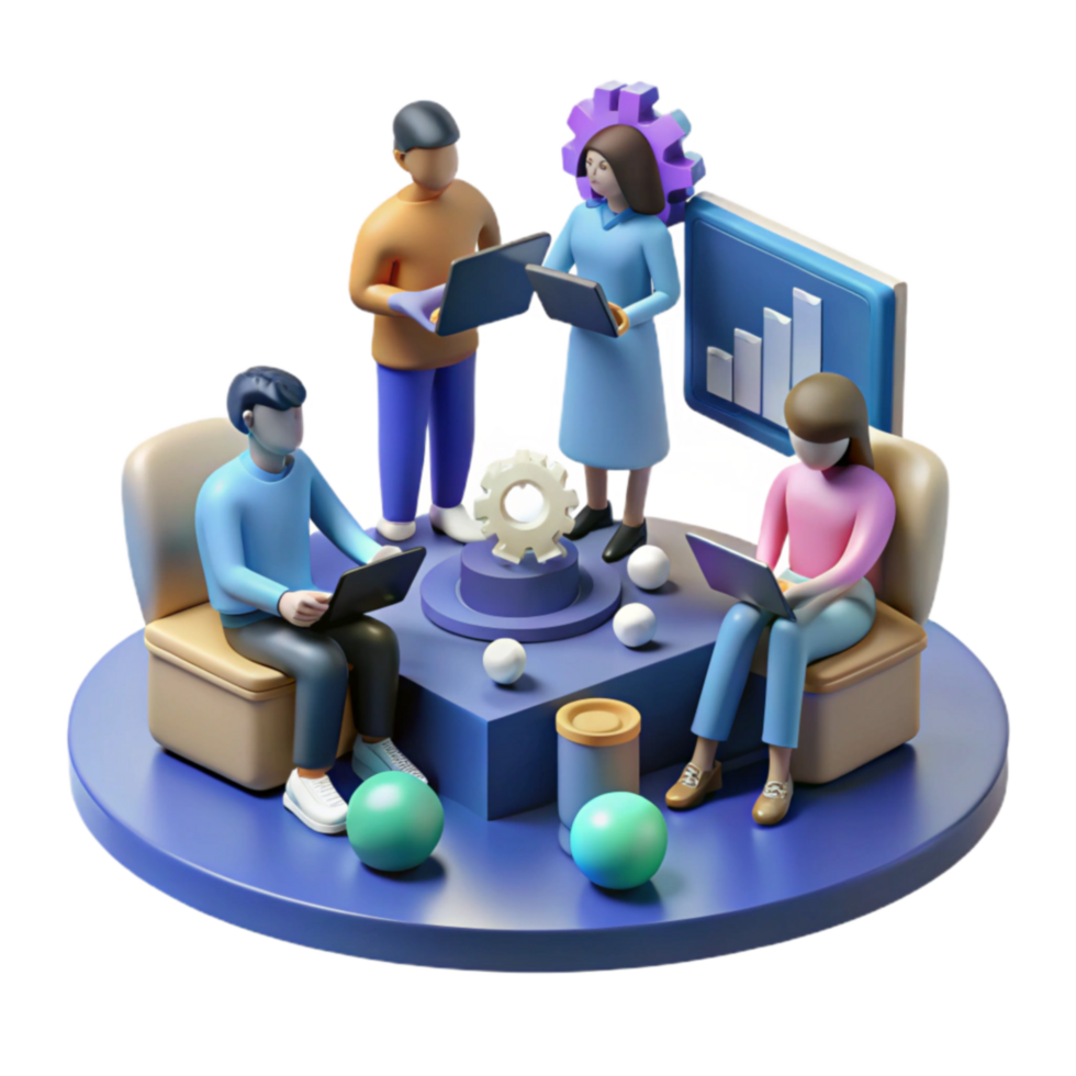 wonderful artistic Teamwork, Collaboration, and Project Success original png