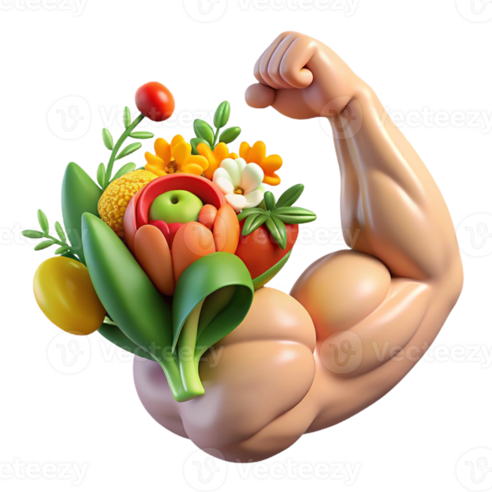 vibrant rustic Strong Body, Healthy Diet Fruits, Vegetables Fitness original png