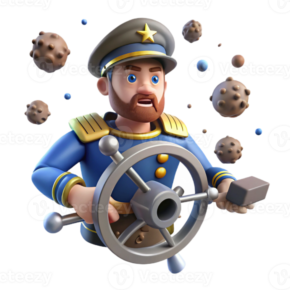 dramatic rustic Captains Asteroid Dodge A 3D Adventure exclusive png