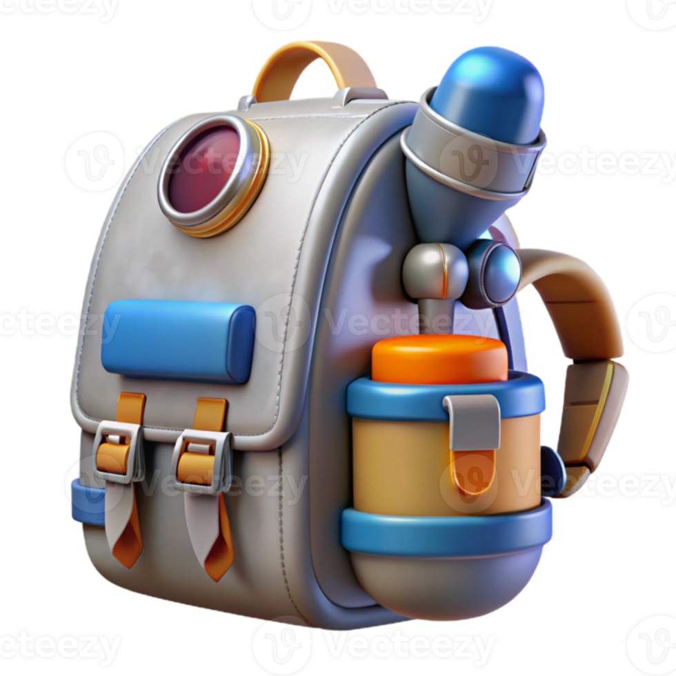 stunning abstract Futuristic Backpack Adventure Gear Design exclusive png