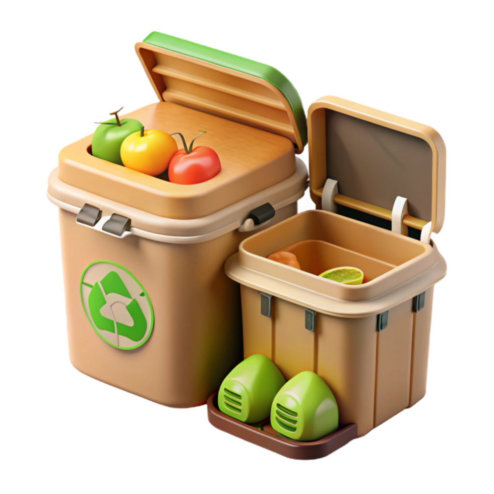 Home Composting Bins Efficient Food Waste Recycling png