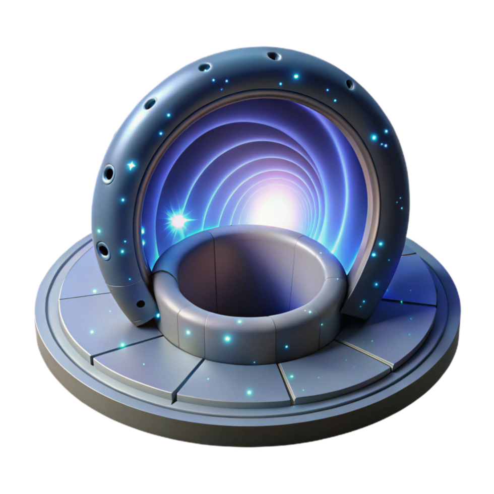 Futuristic Portal Sci-Fi Gateway to Another Dimension png