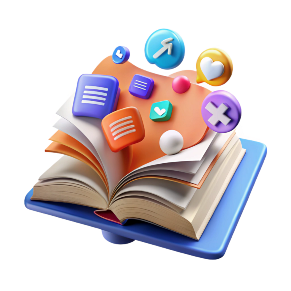 Interactive Book Engaging Digital Content UI Design png
