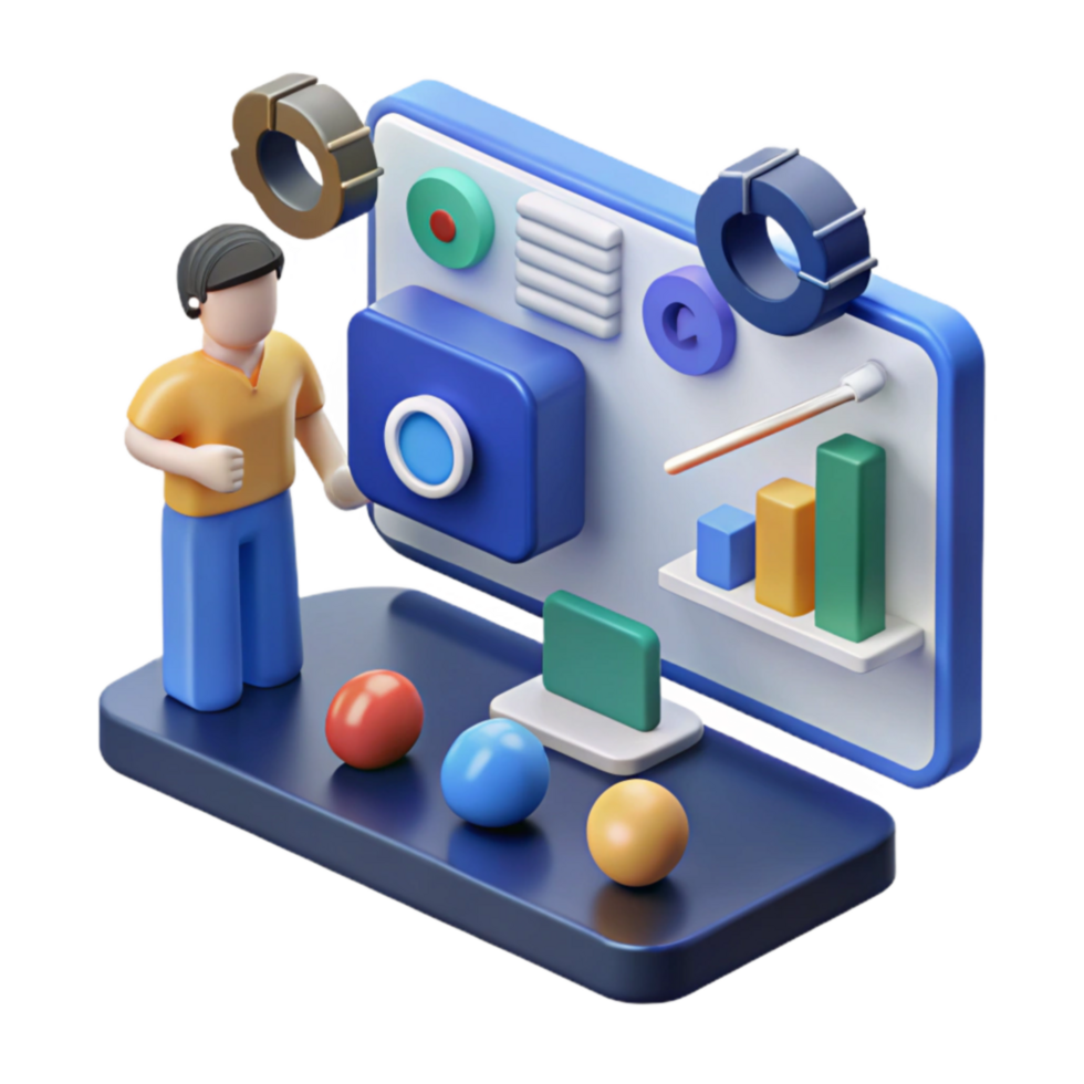 Les données une analyse visualisation connaissances avec 3d graphiques graphiques png