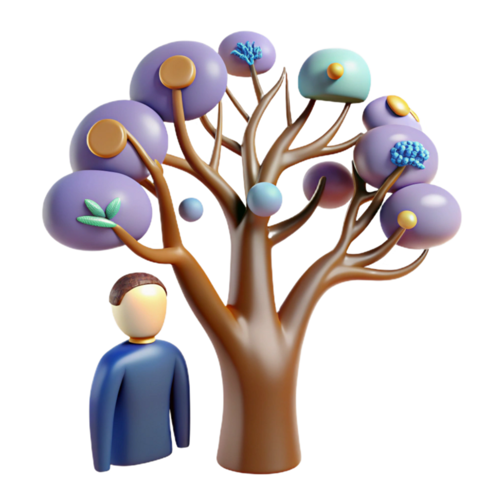 wonderful rustic Person Abstract Tree Growth, Potential, and Development original png