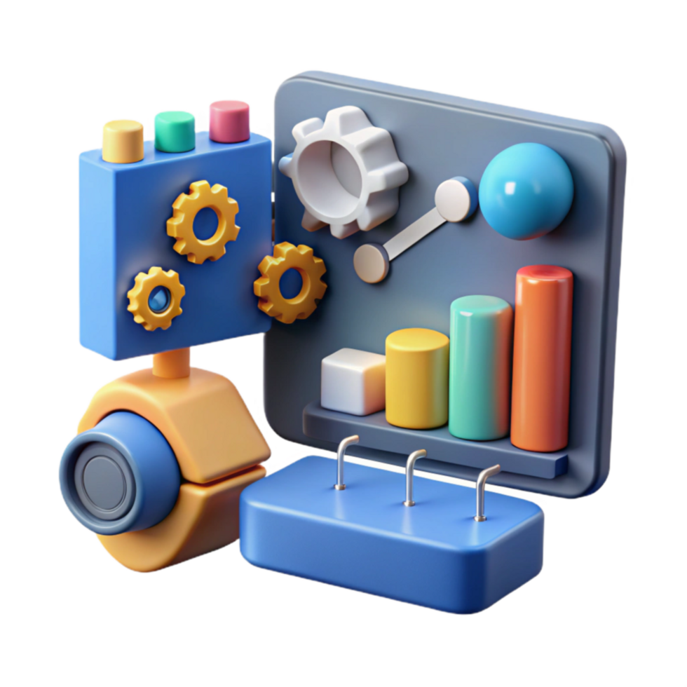 beautiful artistic Automated Data Analytics System Monitoring and Reporting detailed png