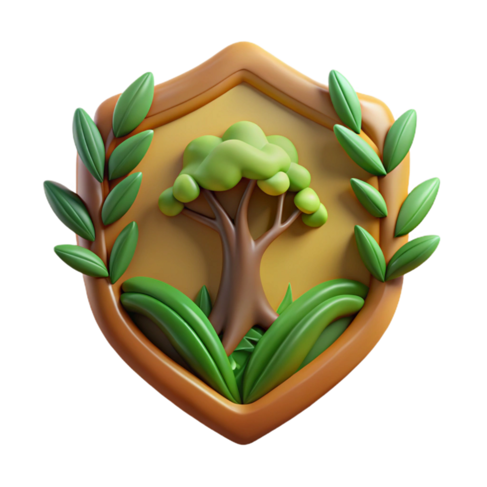 vibrant traditional Natures Shield Protecting Trees Green Spaces original png