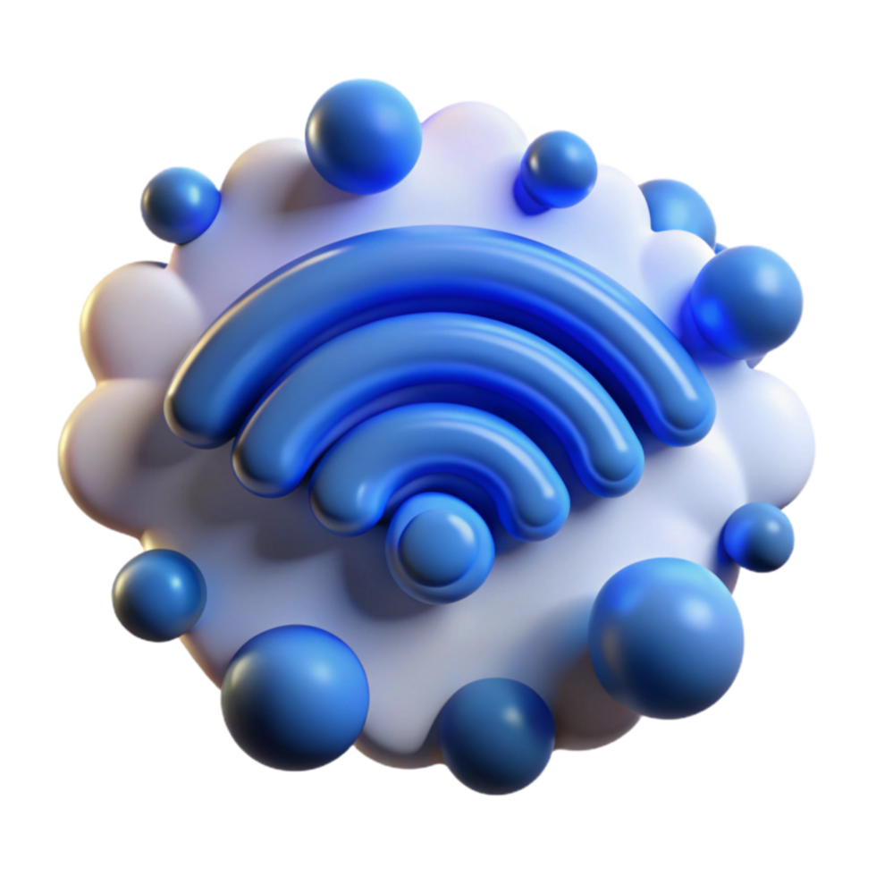 vibrant rustic Wireless Network Connection Cloud Computing Internet Access detailed png