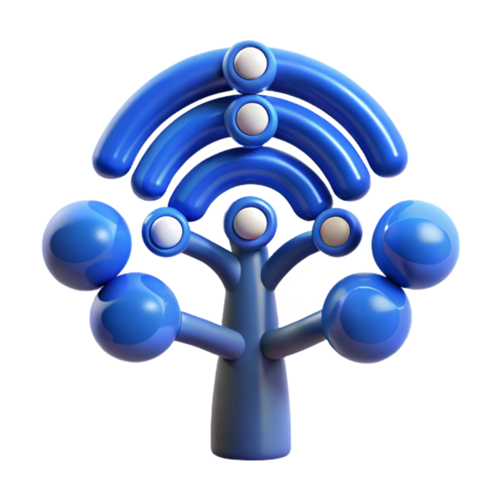 Network Tree Global Connectivity Visualization png