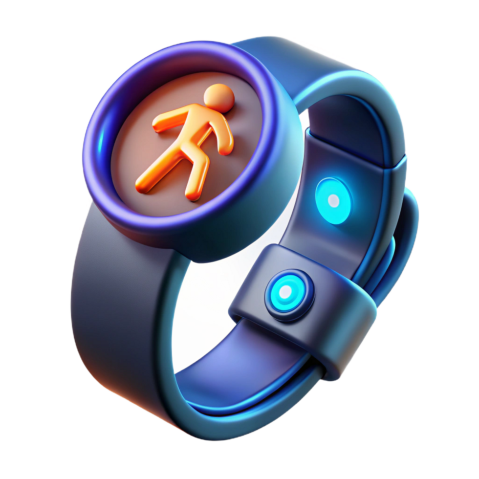 stunning abstract Activity Tracker Pedometer Smartwatch with Fitness Features premium png
