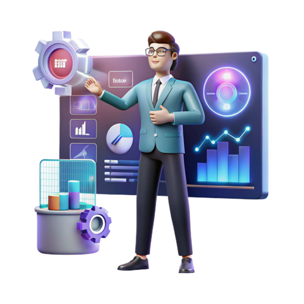 vibrant rustic Data Analysis Dashboard Business Intelligence Visualizations original png