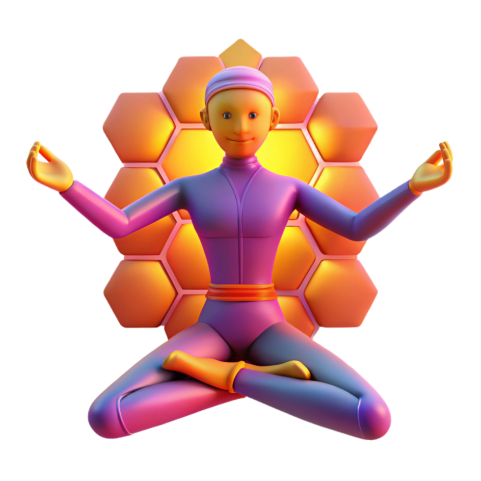 impressive creative Mindfulness Meditation Achieving Inner Peace high quality png