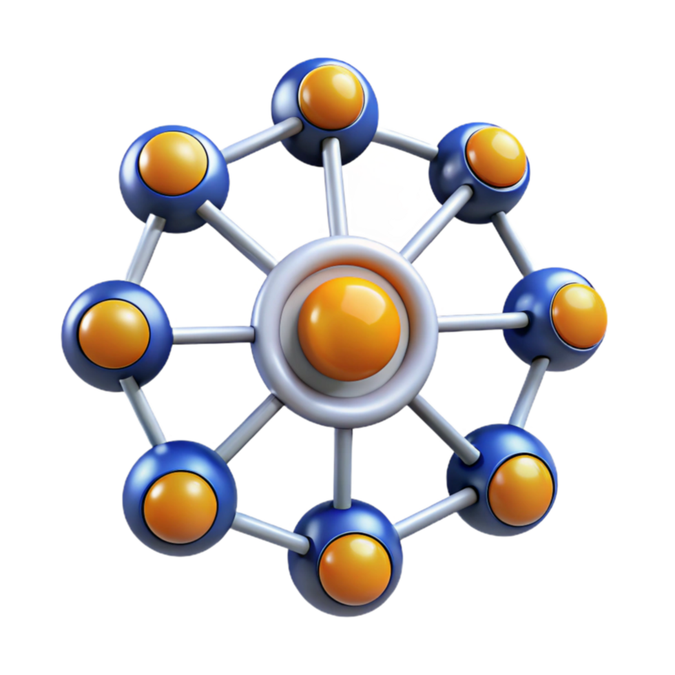 beautiful rustic Network Structure Nodes, Connections, and Systems high resolution png