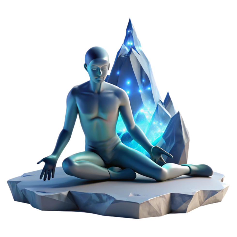 stunning contemporary Inner Peace Meditation and Crystal Energy premium png