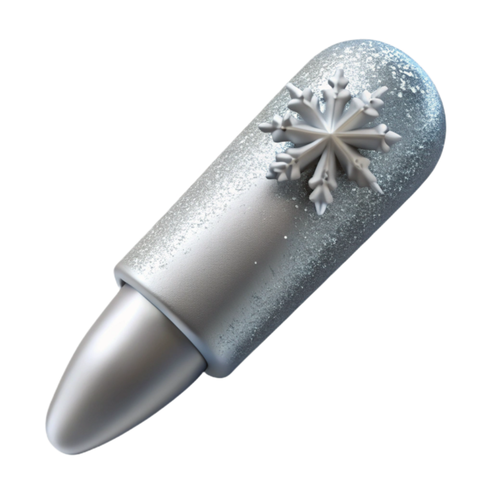 impressive rustic Silver Snowflake Festive Lip Balm genuine png