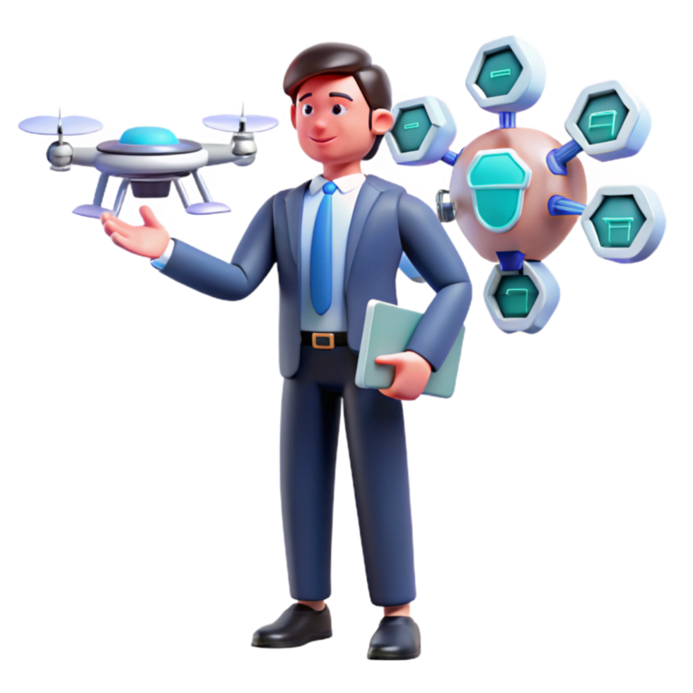 impressive vintage Drone Technology Business Applications and Integrations high quality png