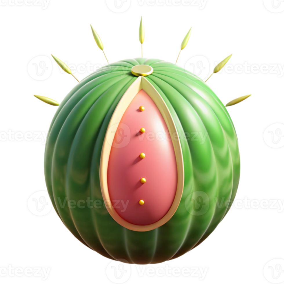 Abstract 3D Render of a Unique Orb png