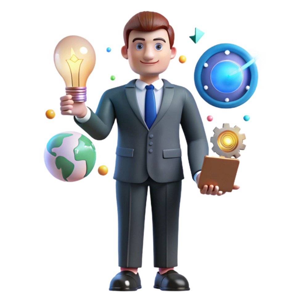 Global Business Solutions Innovation, Strategy Efficiency png