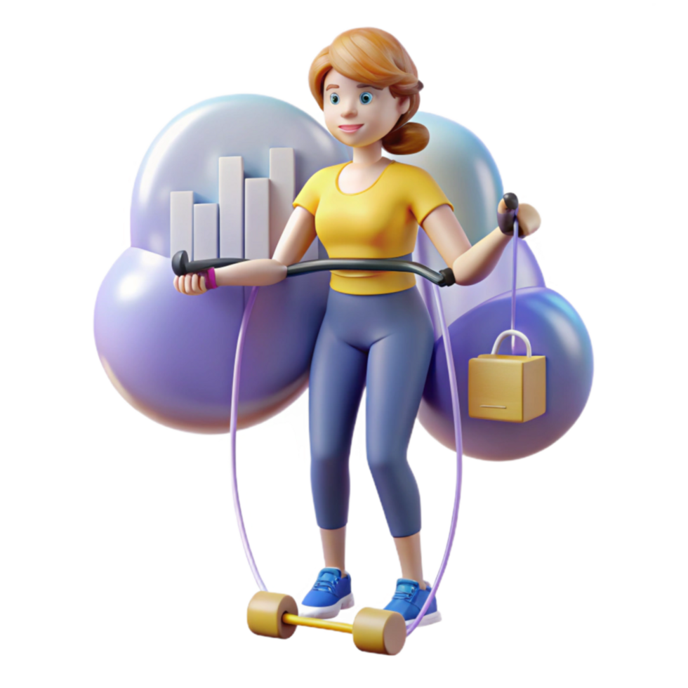 wonderful artistic Achieve Fitness Goals Data-Driven Wellness Journey original png