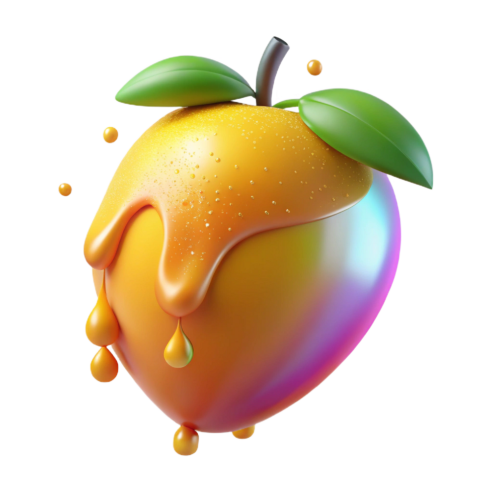 elegant artistic Juicy Mango Dripping with Sweetness exclusive png