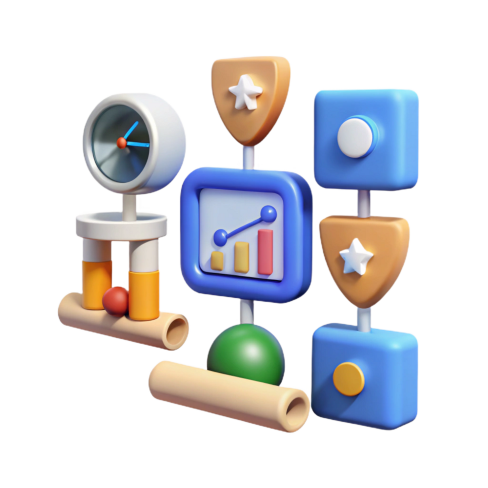 beautiful rustic Project Management Time, Goals, Data Visualization authentic png