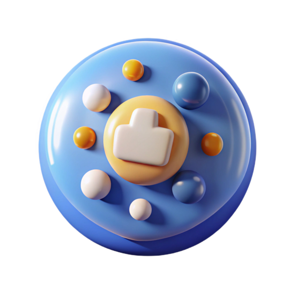 extraordinary contemporary 3D Abstract Icon Connectivity, Network, and Collaboration authentic png