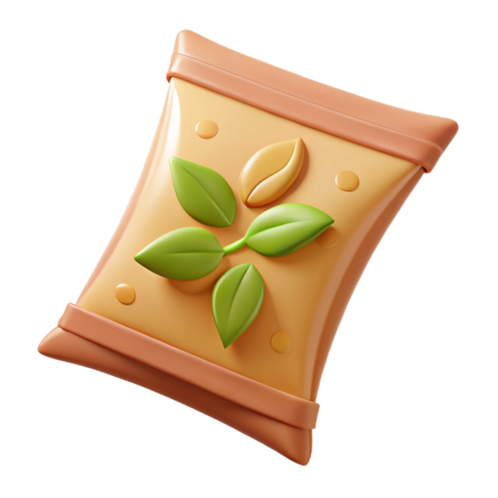 beautiful artistic Organic Herbal Tea Sachet Natural, Calming Blend original png