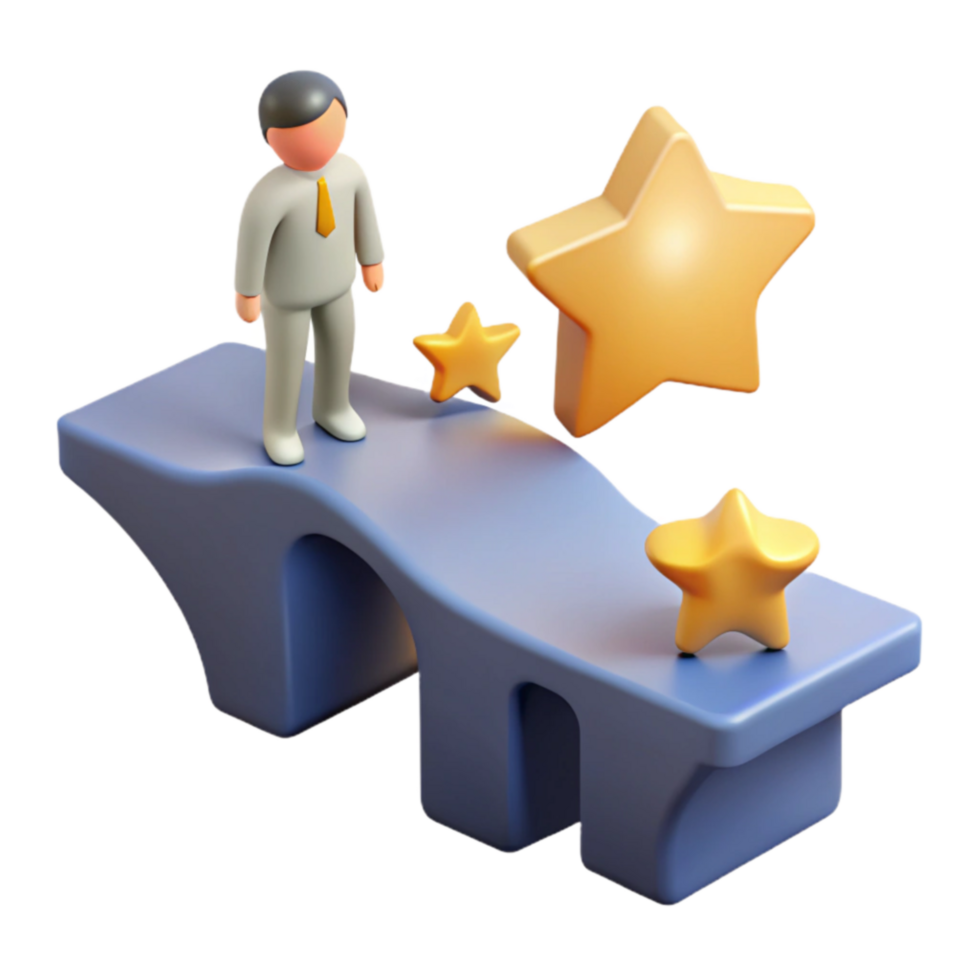 Achieving Success A Journey to the Stars png