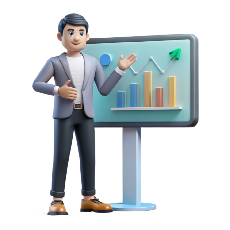 Business Presentation Data Analysis Growth Strategy png