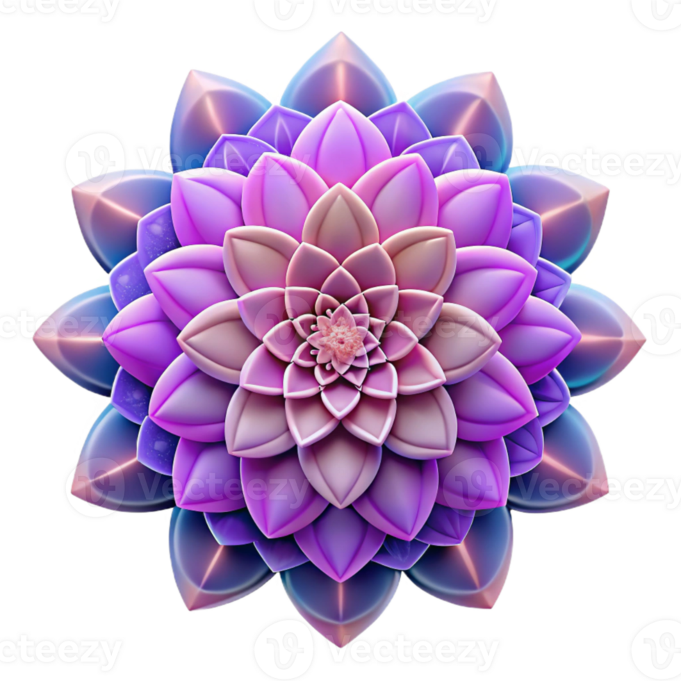 impressive creative Vibrant 3D Floral Illustration professional png