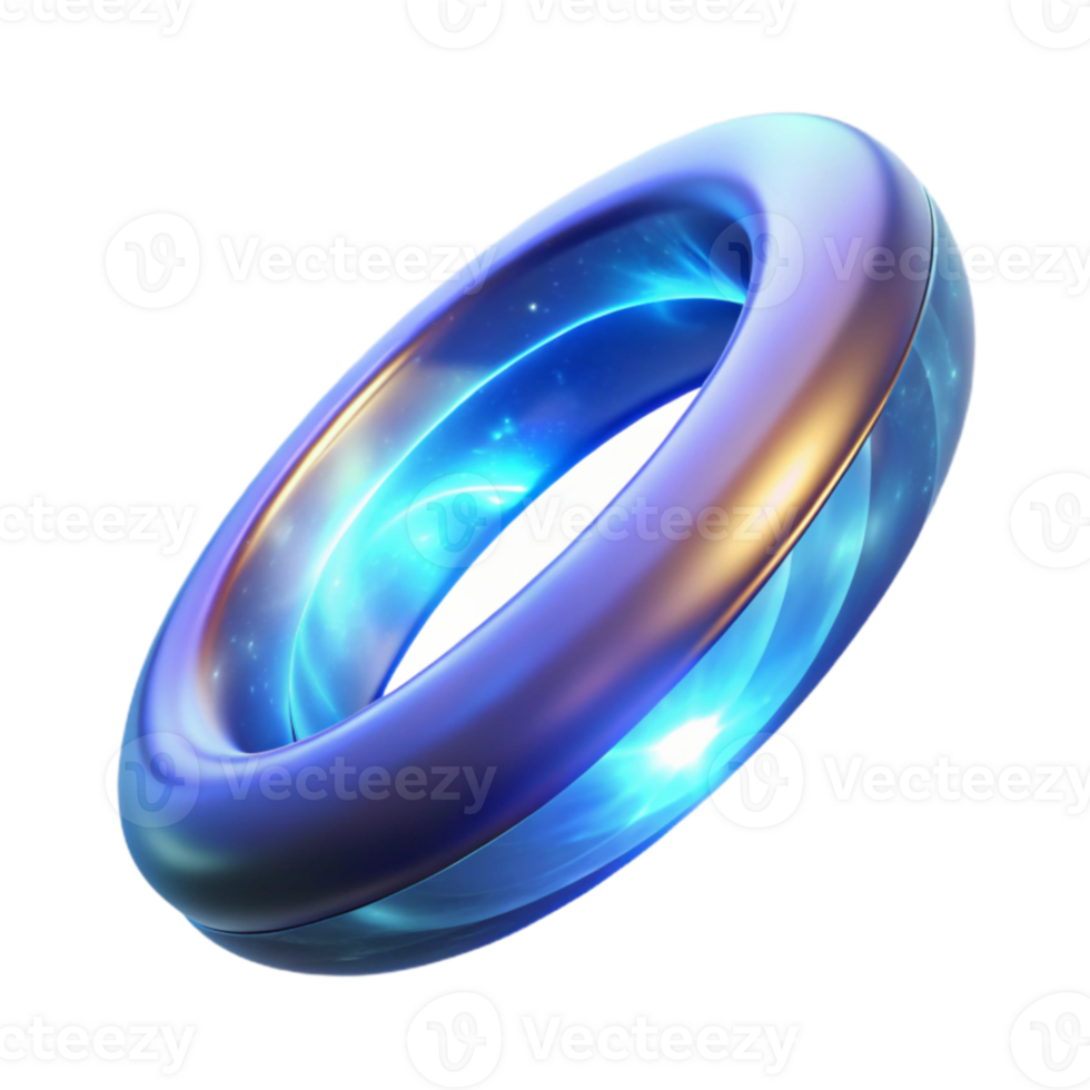 beautiful classic Glowing 3D Ring Abstract Background genuine png