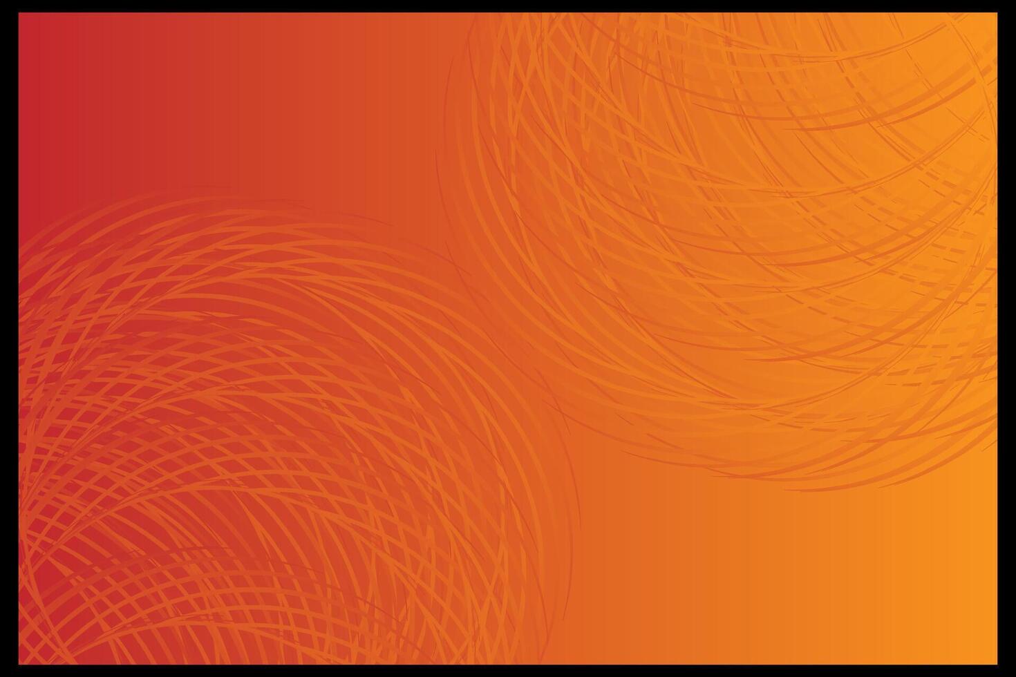 Abstract Orange Circles background wallpaper template vector