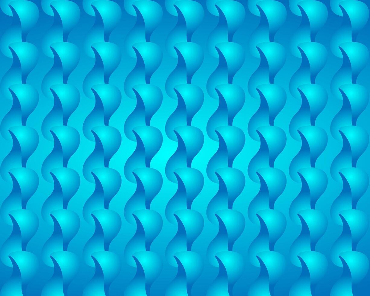 Abstract Blue Wave Pattern Background vector