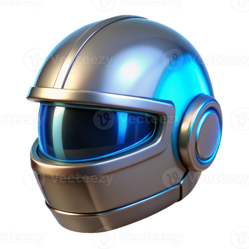 magnificent modern Futuristic Helmet 3D Render high quality png