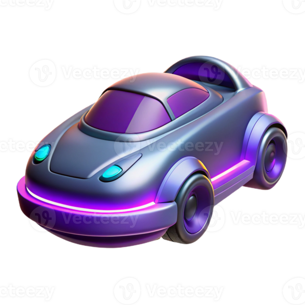 stunning artistic Futuristic Car 3D Render original png