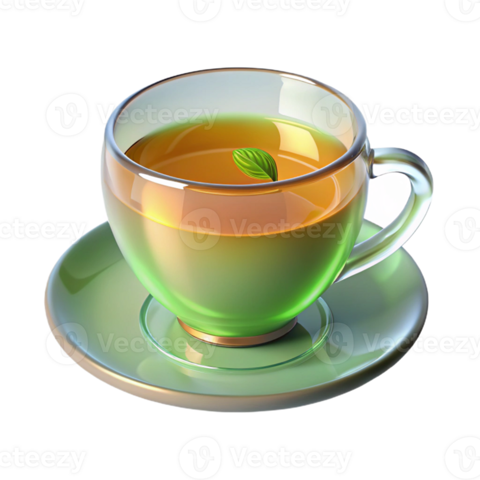 wonderful artistic 3D Render of a Teacup authentic png