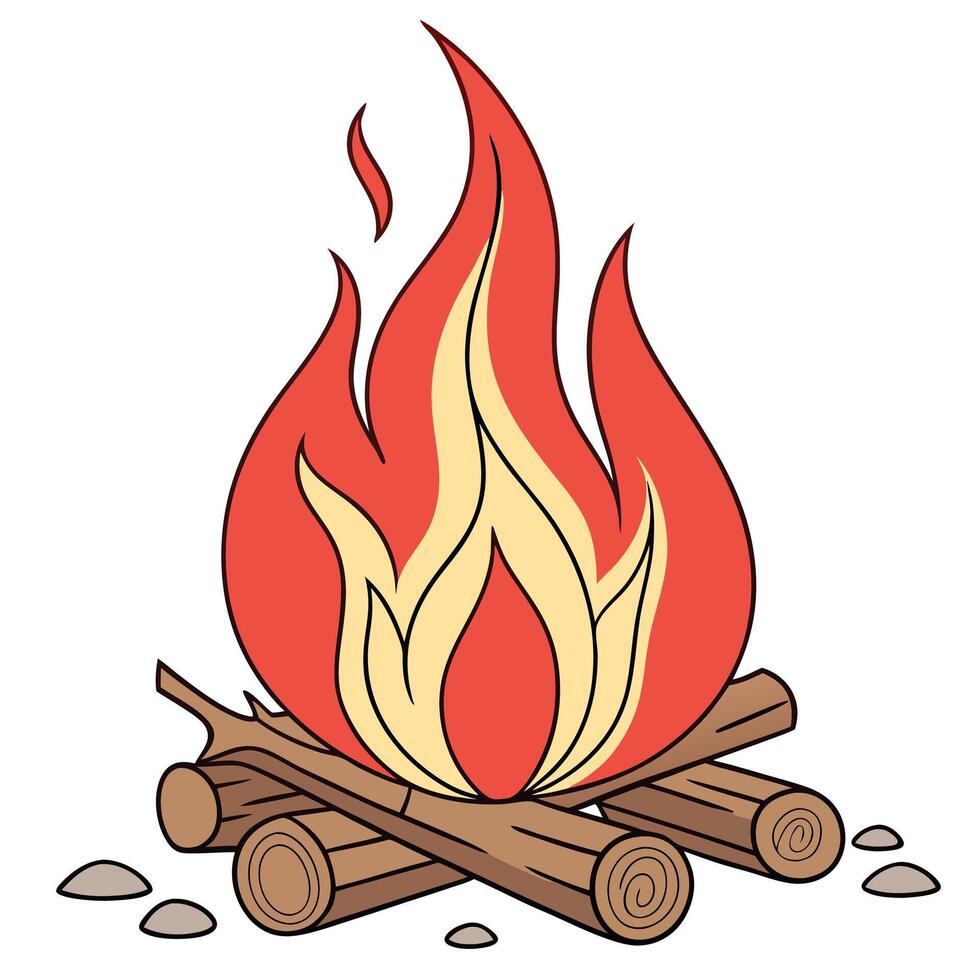 Blazing Fire Collection vector
