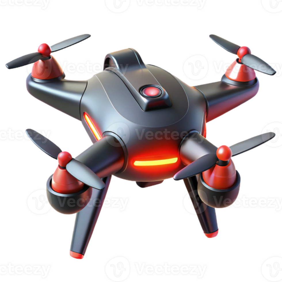 extraordinary rustic 3D Render of a Futuristic Drone genuine png
