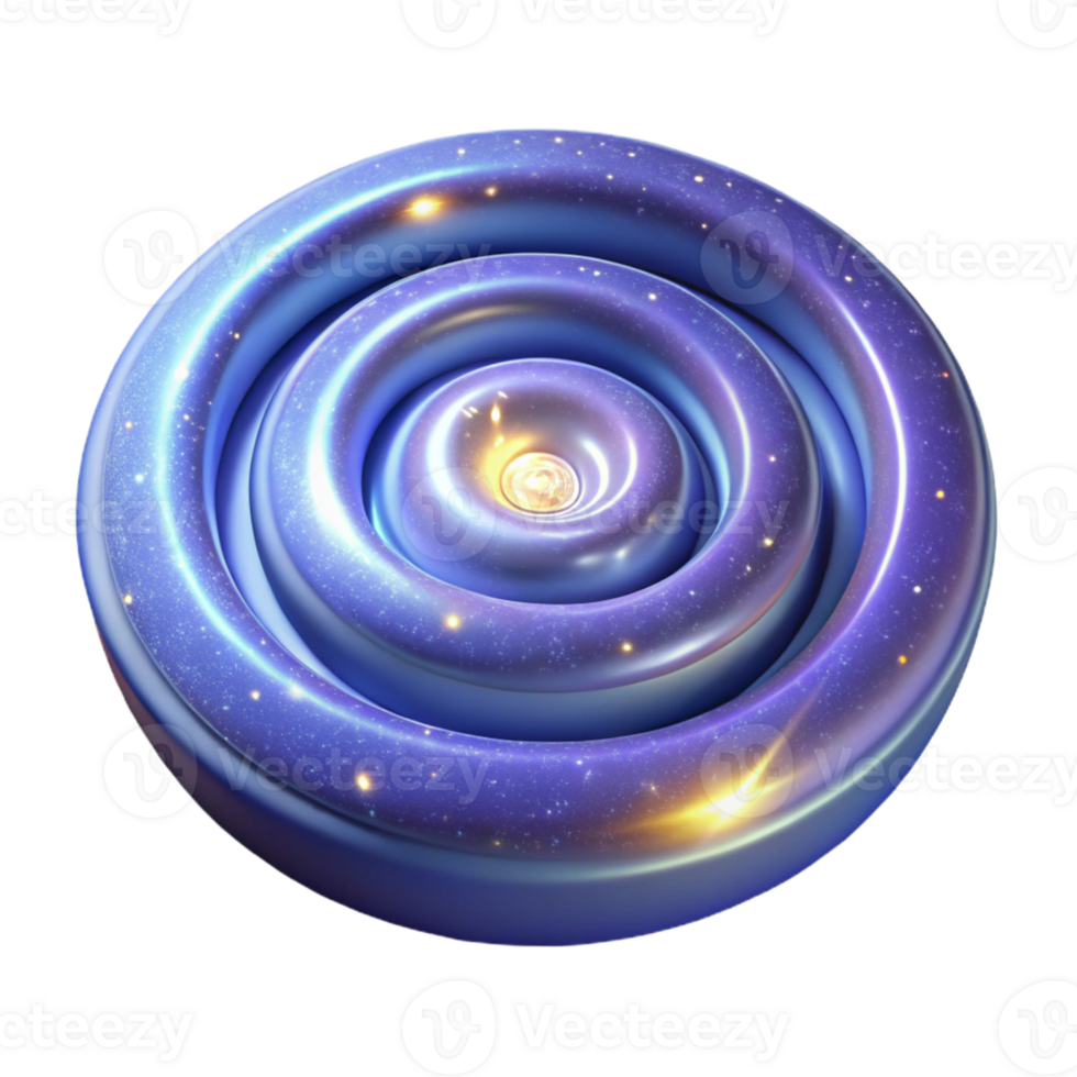 vibrant vintage Cosmic Swirl 3D Abstract Background original png