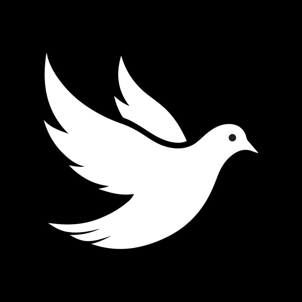 Dove with Olive Branch Icon vector
