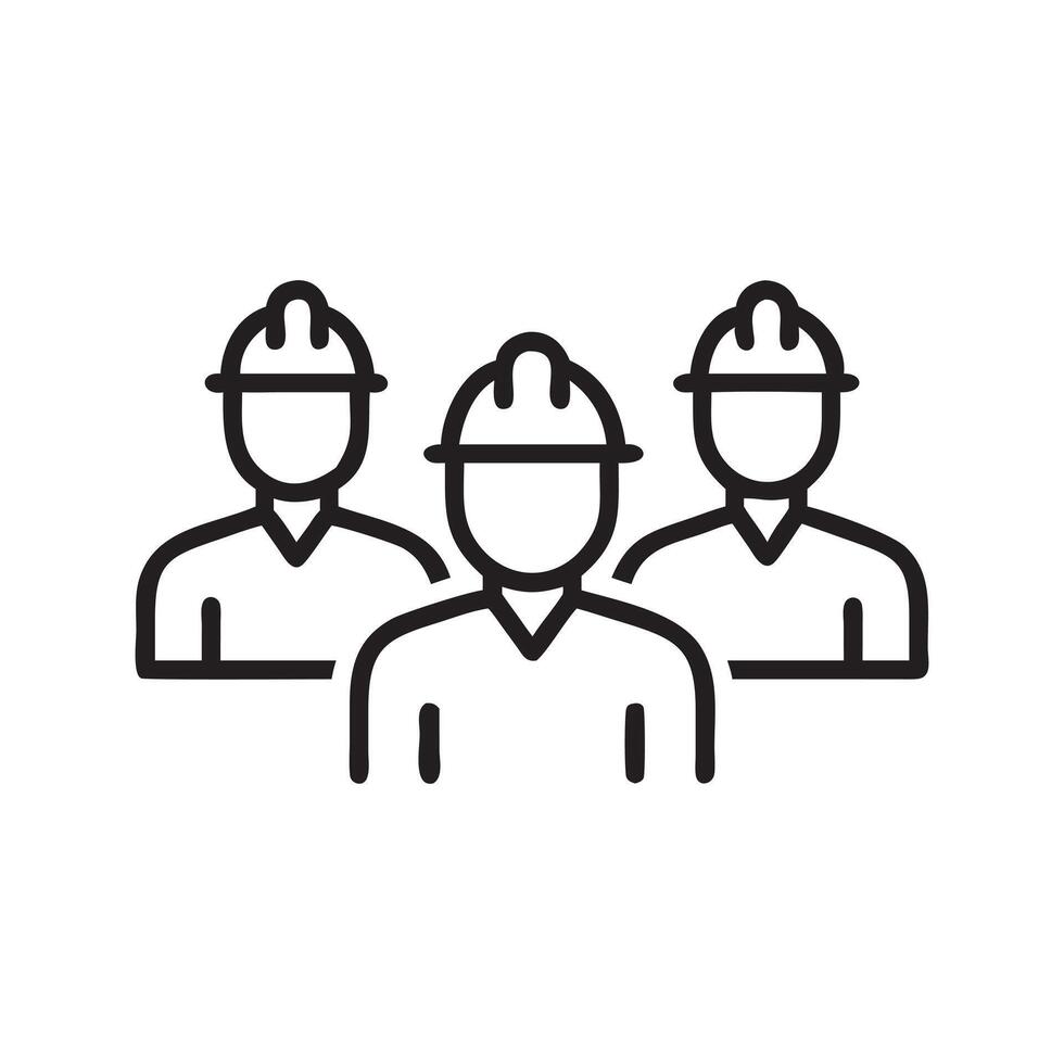 Simple Line Art of a Judge's Gavel and Block, brick hammer icon vector