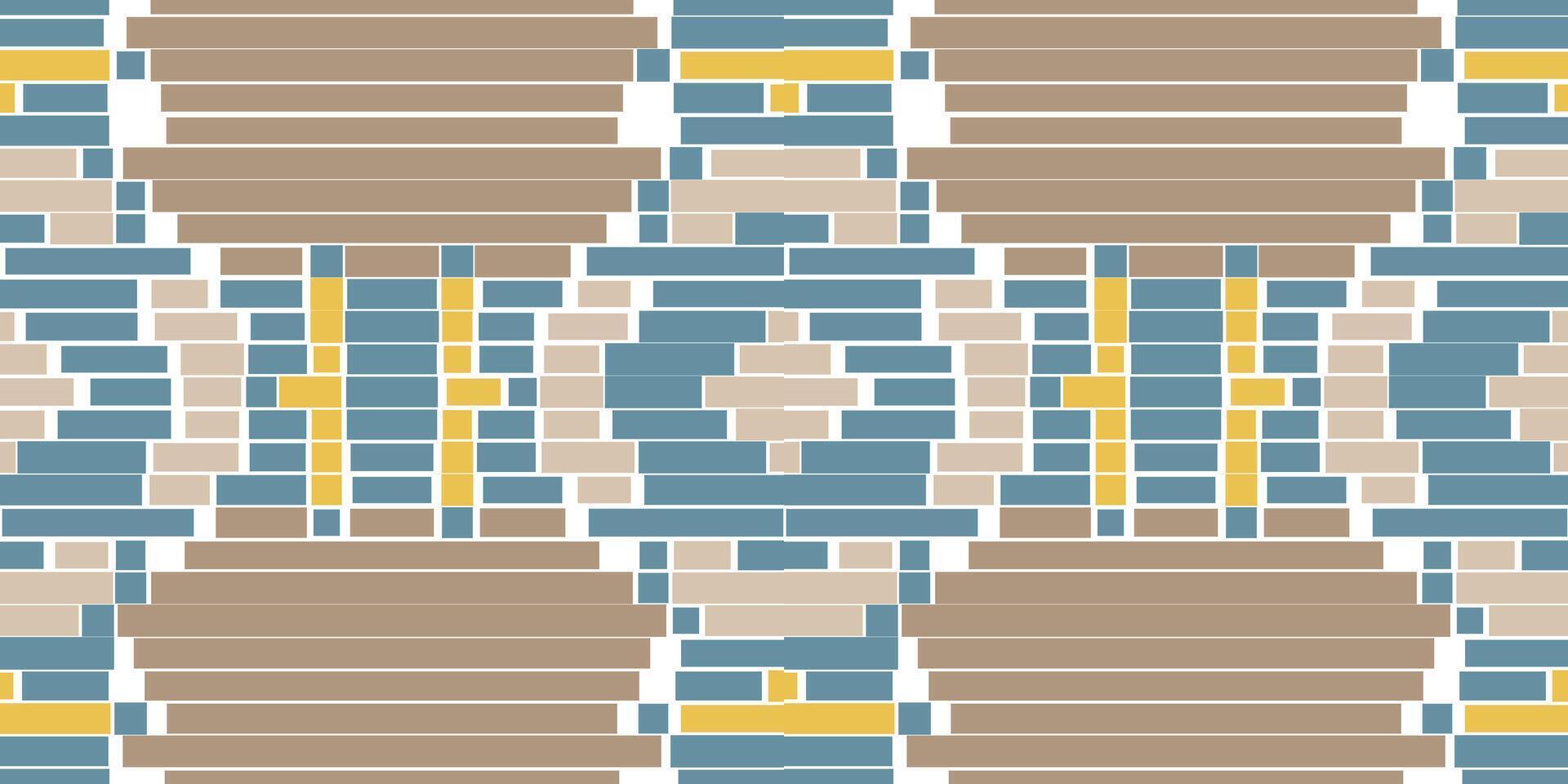 Pixel Geometric Ikat Kurti Patternfolk Embroidery, Aztec Geometric Ornament Print. Design for Carpet, Wallpaper, Clothing, Wrapping, Fabric vector