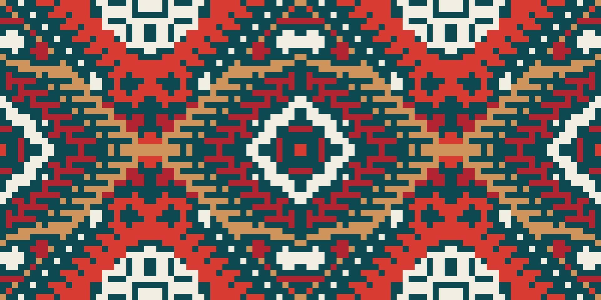 Stripes Background Abstract Geometric Pattern Designfolk Embroidery, Aztec Geometric Ornament Print. Design for Carpet, Wallpaper, Clothing, Wrapping, Fabric vector