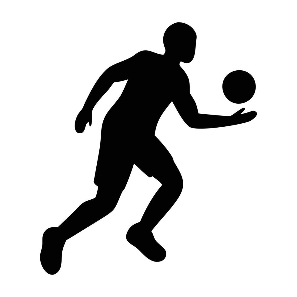 Basketball player silhouette vector